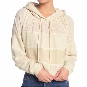Free People Piper Pullover Hoodie XS – Creamy Dream Cozy